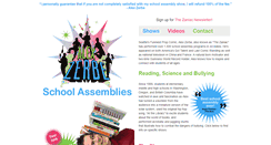 Desktop Screenshot of amazingschoolassembly.com